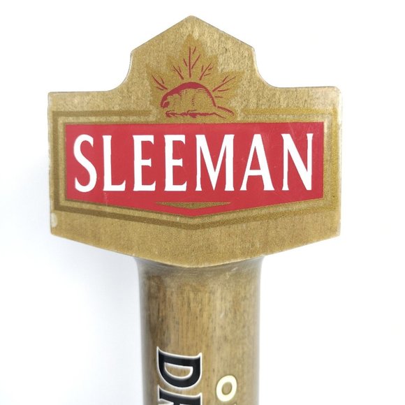 Beer Tap Pull 10" Vintage Sleeman Original Draught Bar Mancave Pub Lager - Picture 2 of 4